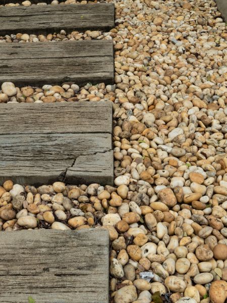 Pea Rock Installation in Lilburn